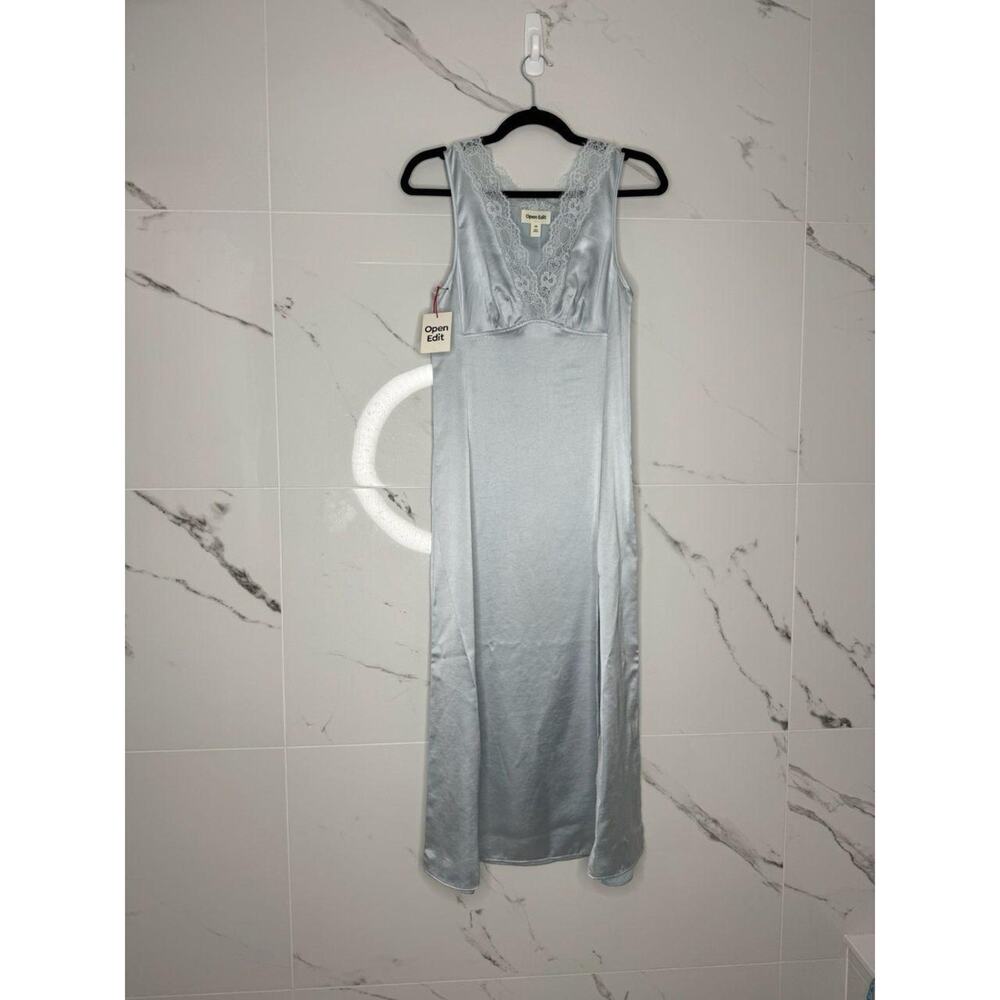 Open edit silky slip - Picture 2 of 8